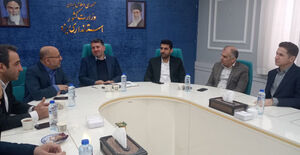 دیدار رییس سازمان نظام مهندسی ساختمان با مقامات استانی یزد در محل استانداری