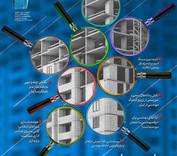 صد و سی‌وسومین شماره نشریه شمس، فصلنامه سازمان نظام مهندسی ساختمان، تابستان ۱۴۰۵ منتشر شد.